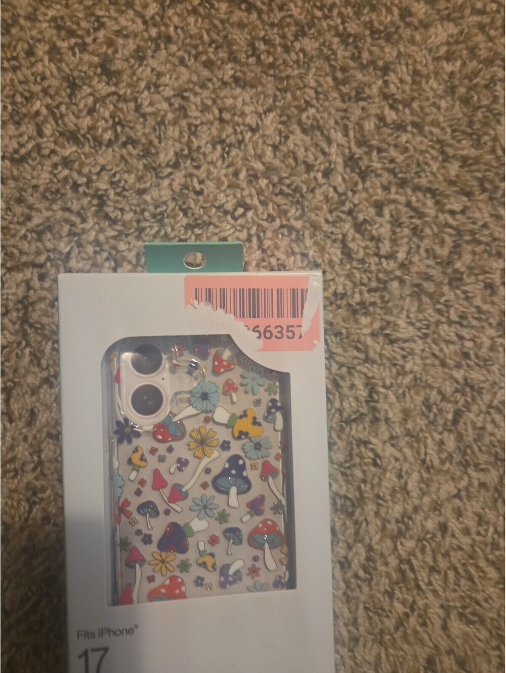 onn iPhone 17 Case Mushroom Multicolor Slim Shockproof Cover Compatible NEW - Picture 4 of 4